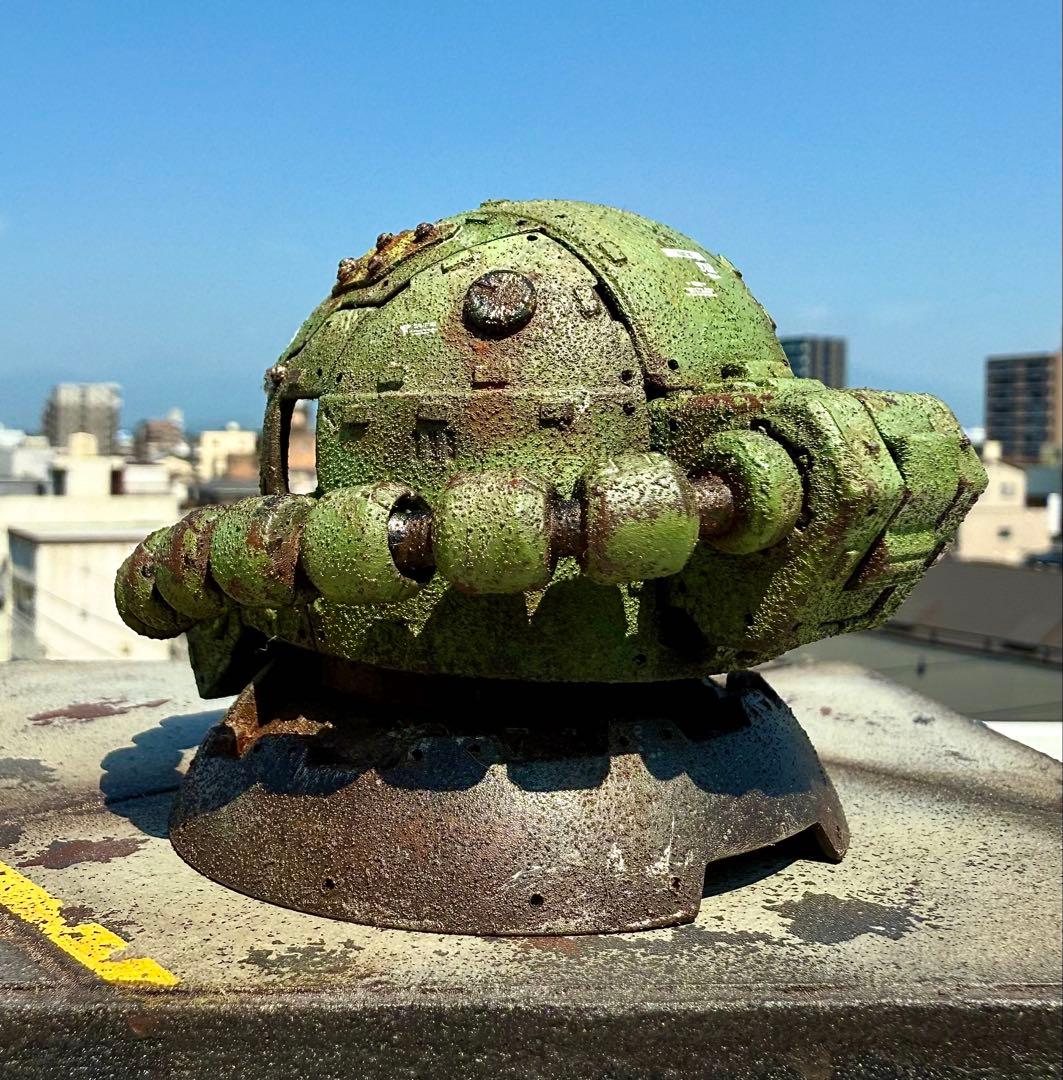 EXCEED MODEL ザクヘッド　量産機カラー　② 現地改修　塗装完成品