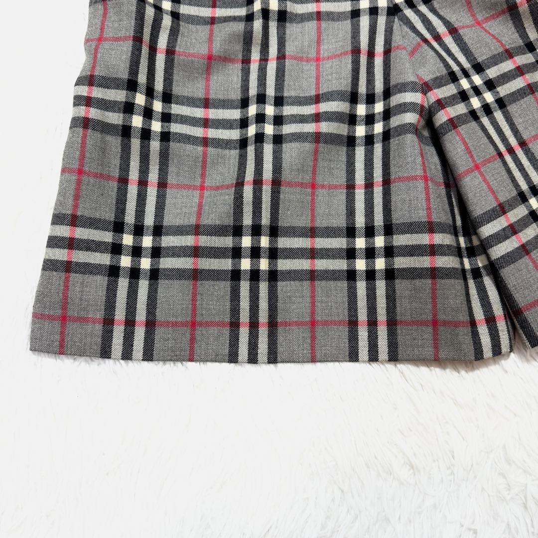 burberrys ノバチェック キュロット ハーフパンツ 大きいサイズ グレー