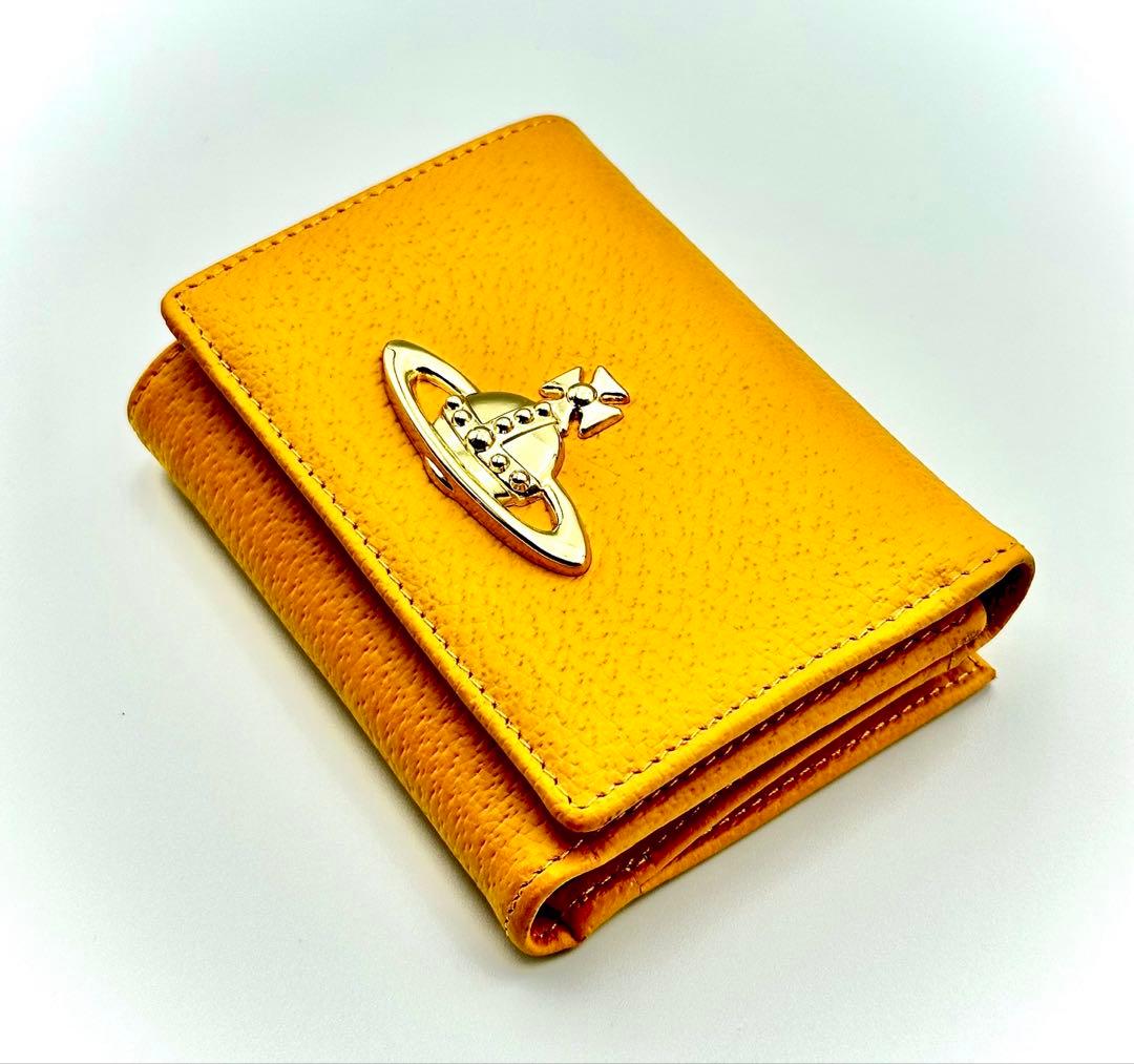 【♡新品✦レア♡】Vivienne Westwood 三つ折り財布 イエロー