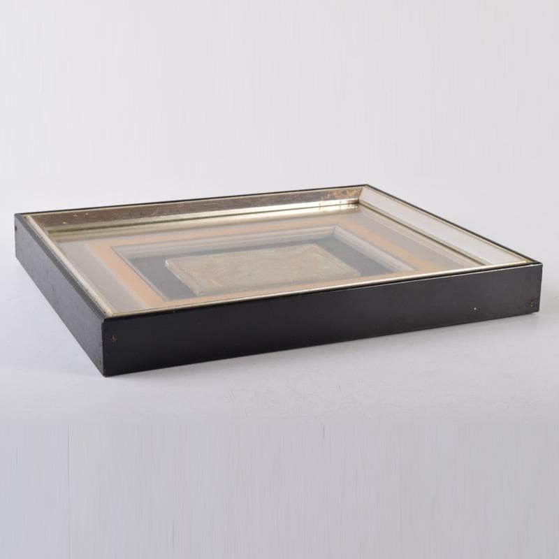 彫刻家　日展会員　浦山一雄作　銅板レリーフ　鳥人物像　額装　N　8102