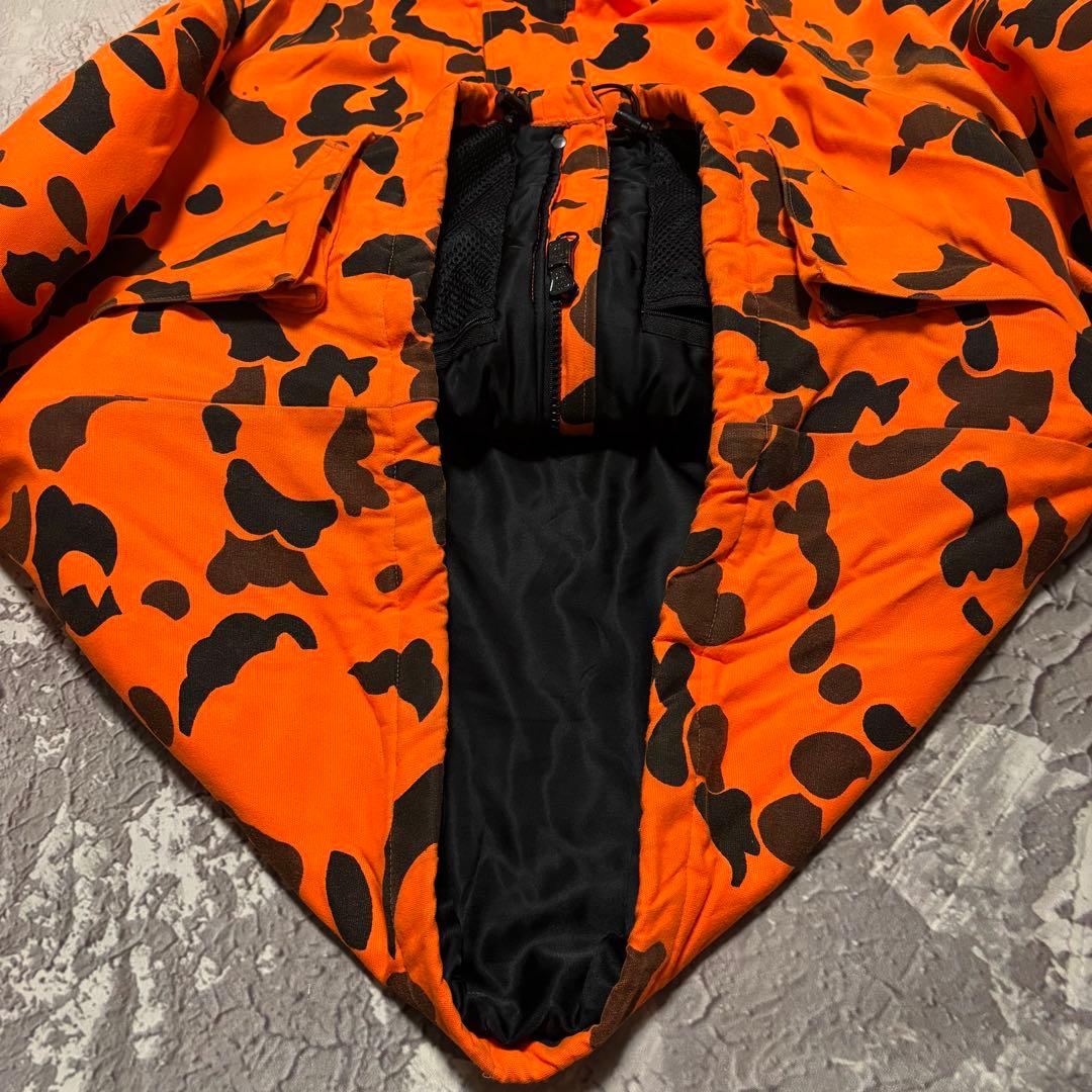 90's USA製 Cabela's ダックハンターカモ オレンジ 中綿