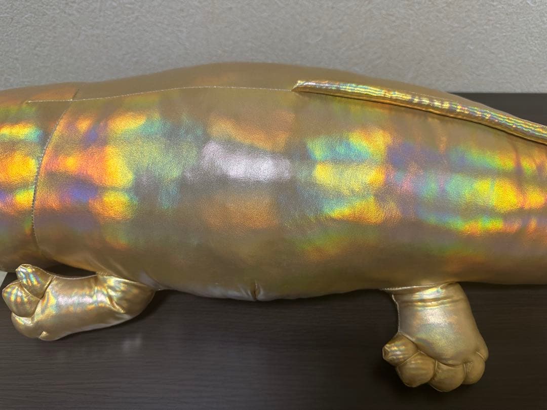 京都水族館 金のオオサンショウウオ ぬいぐるみ