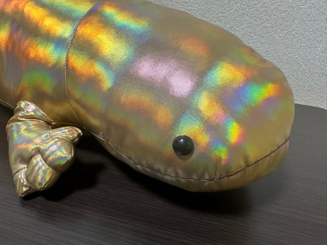 京都水族館 金のオオサンショウウオ ぬいぐるみ