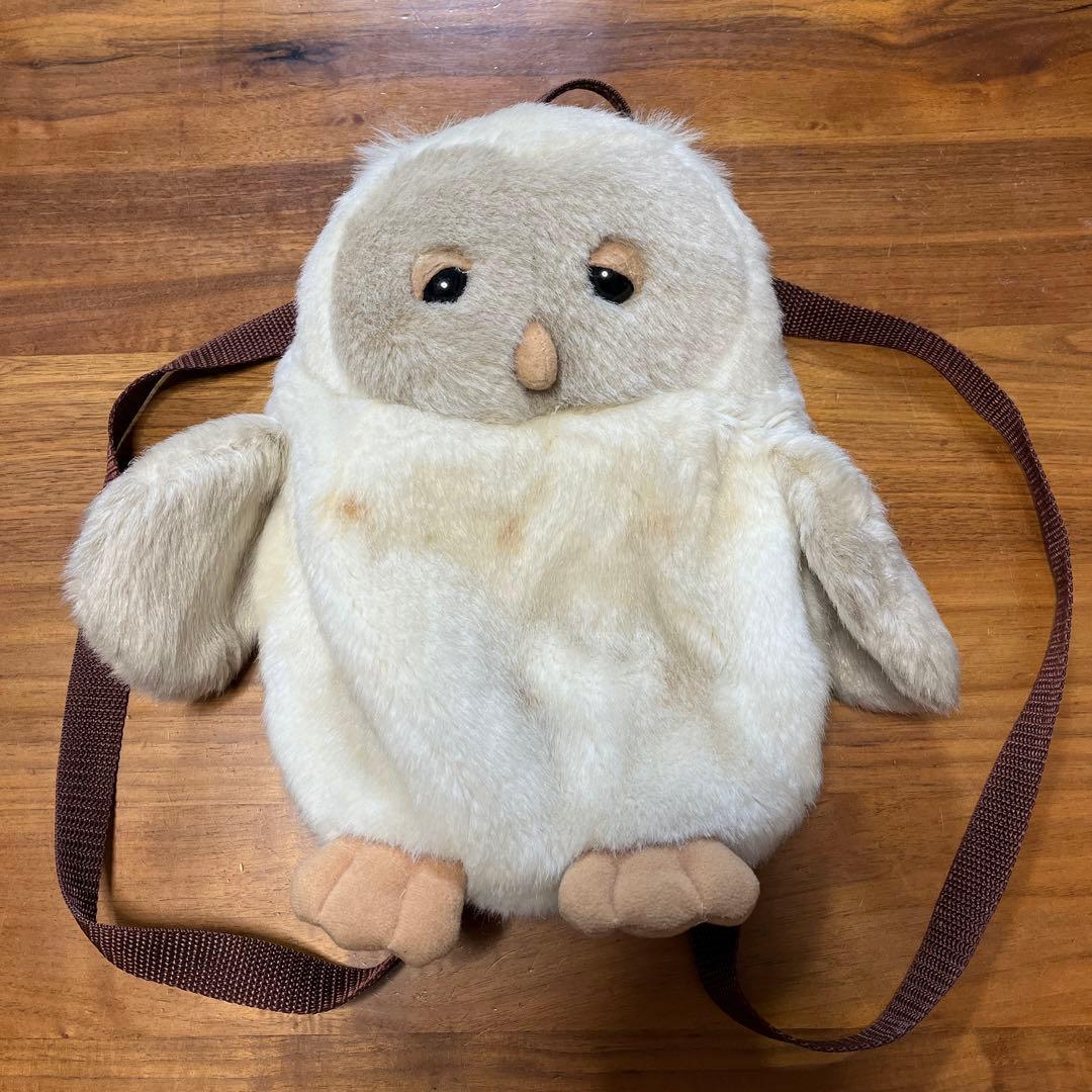 昭和レトロ　OIKE フクロウ ぬいぐるみ　リュック