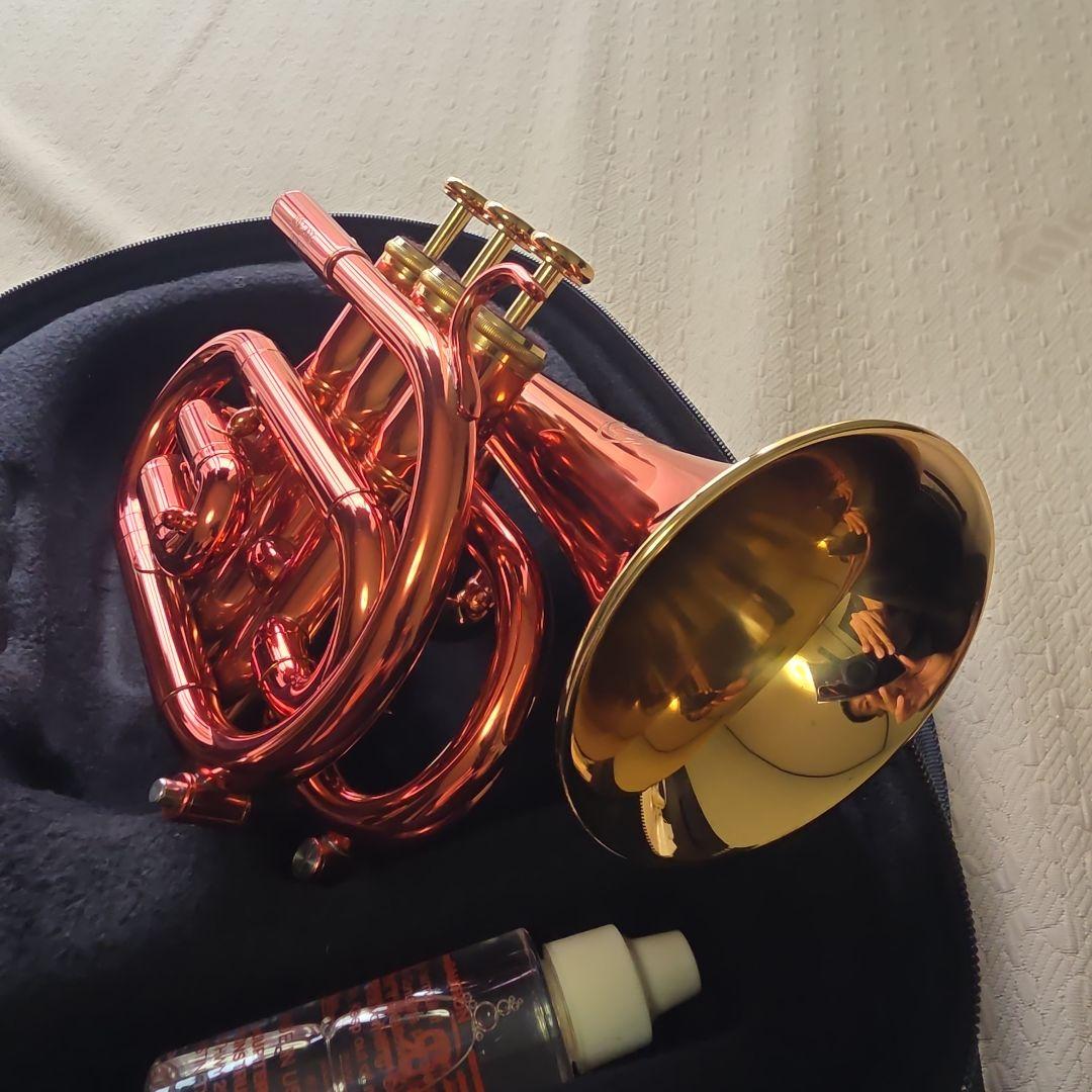 Jupiter ミニトランペット本体 マウスピース付き