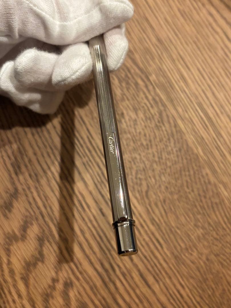 【100%本物】Cartier ボールペン ストライプデザイン　箱付き