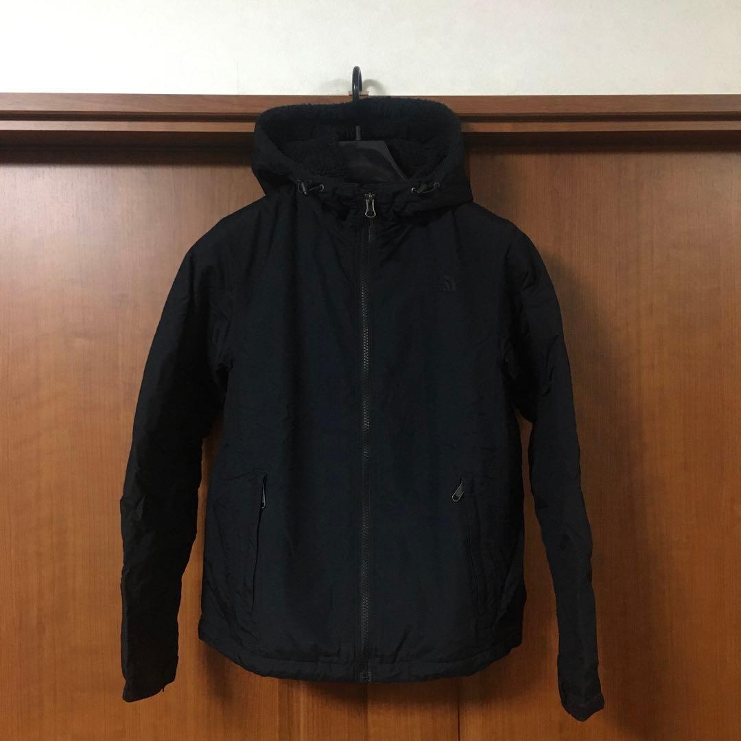 良品　ノースフェイス　コンパクト　ノマド　ジャケット　女性M　黒　ゴールドウイン