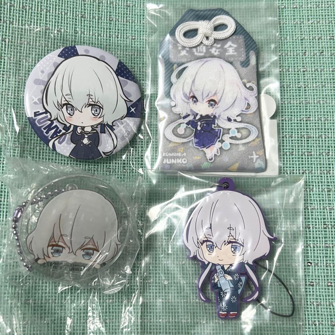 ゾンビランドサガ　ゾンサガ　紺野純子　お守り　ラバスト　缶バッジ　クリップ