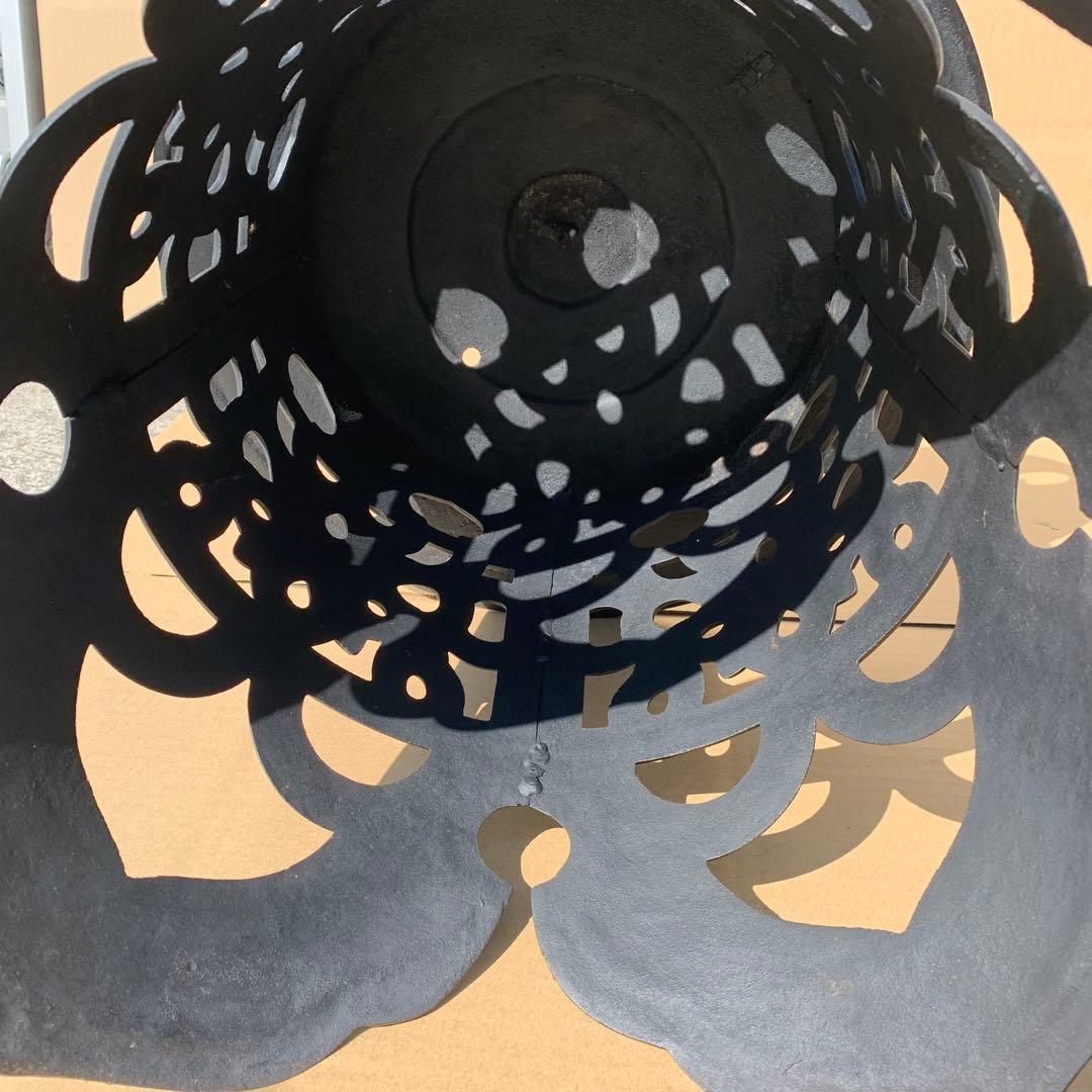 南部鉄器　岩鋳　大型　吊り　燈篭　和風　アンティーク 骨董品 レトロ