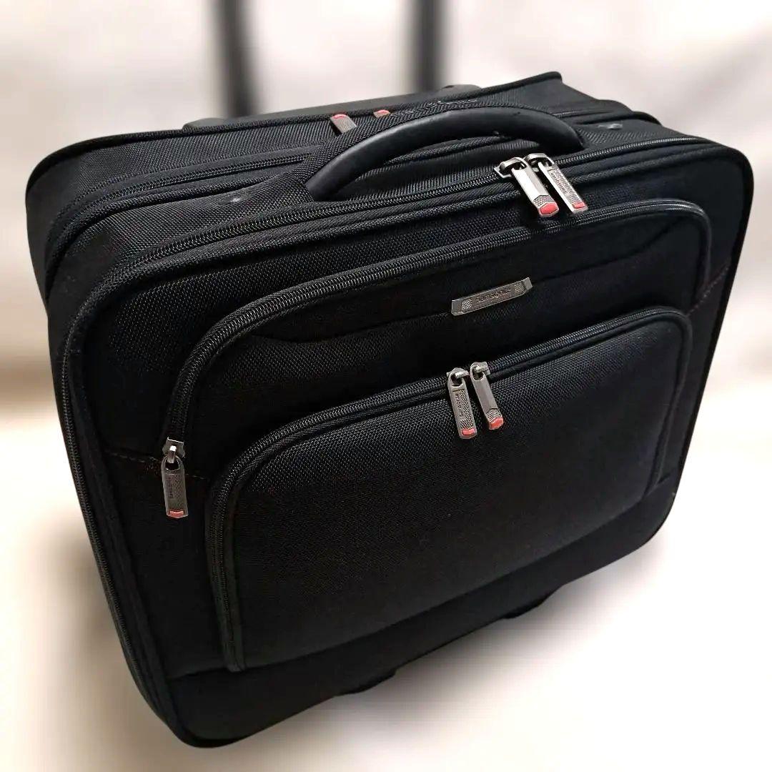 【Samsonite】サムソナイト ビジネスキャリーバッグ ブラック 機内持込可