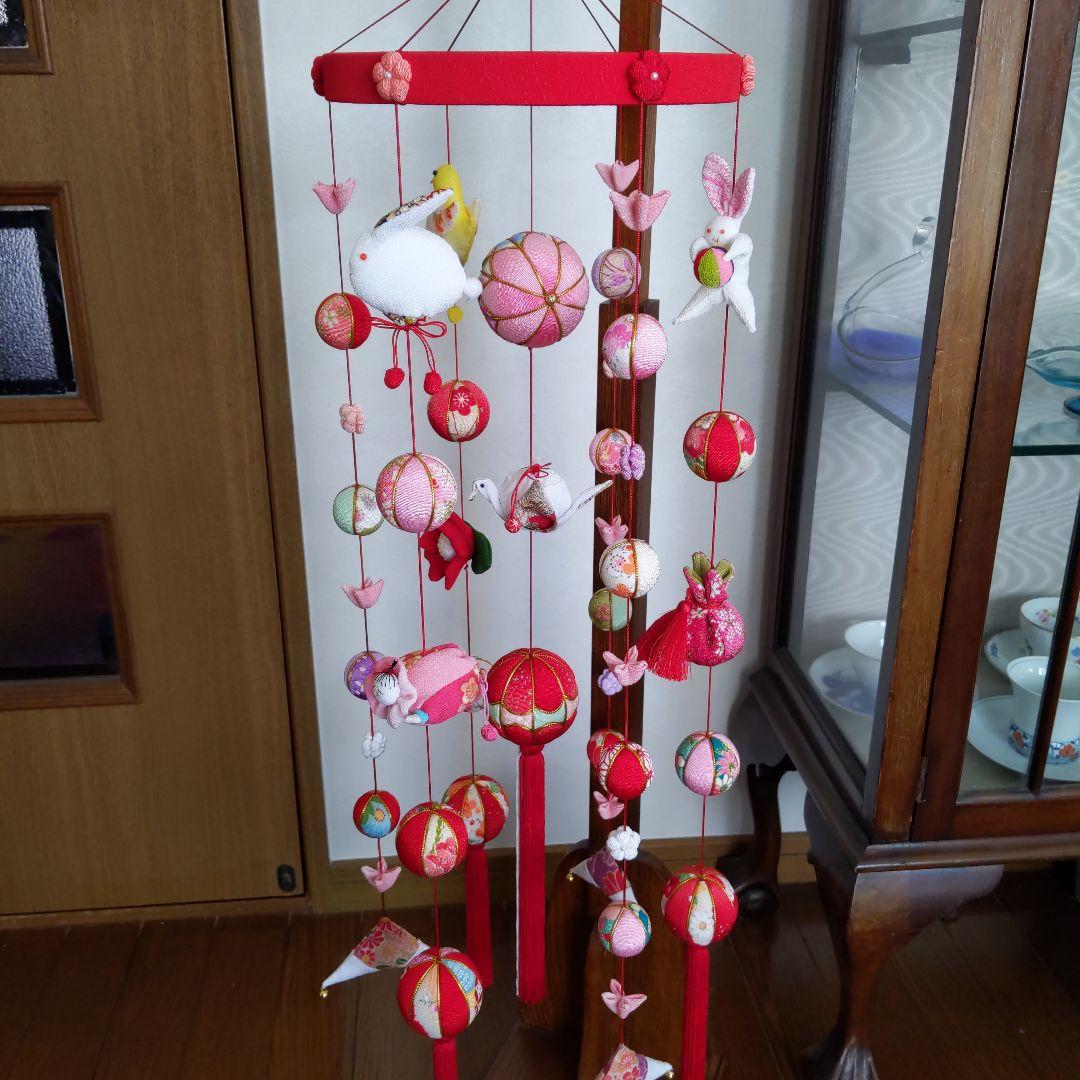 ちりめん細工　おひな様下げ飾りさげもん　　 おばちゃま