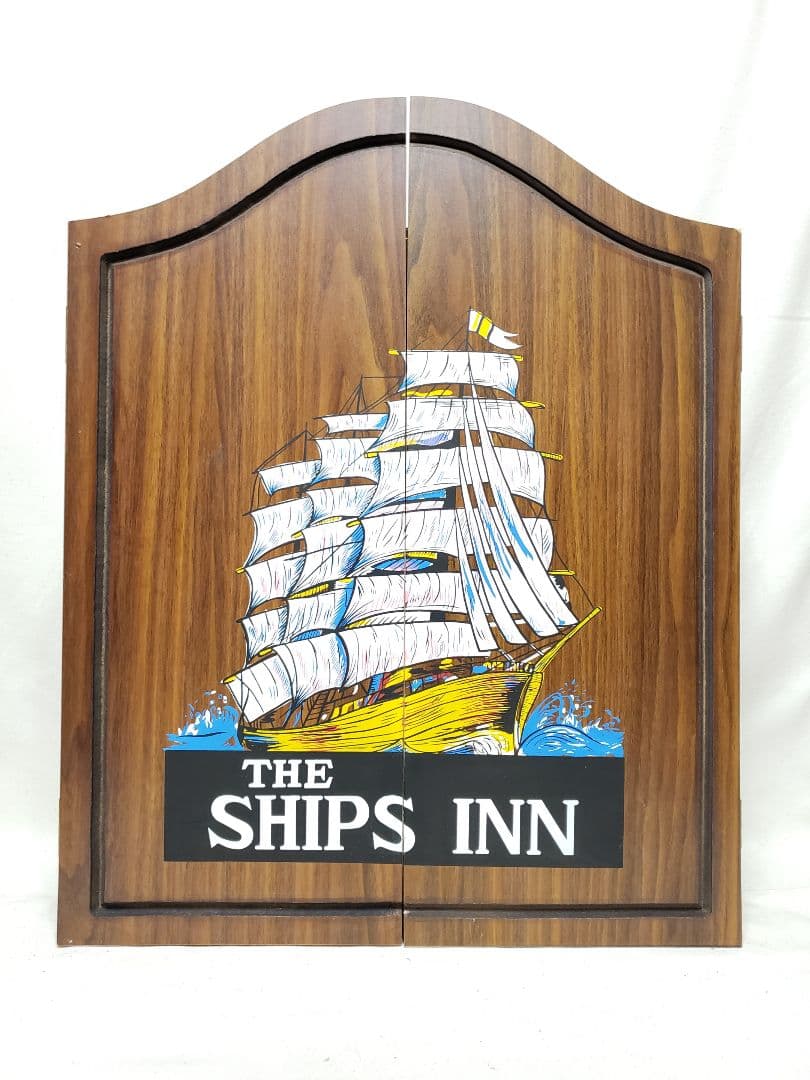 希少 80's ビンテージ未使用品 ダーツボード THE SHIPS INN ③