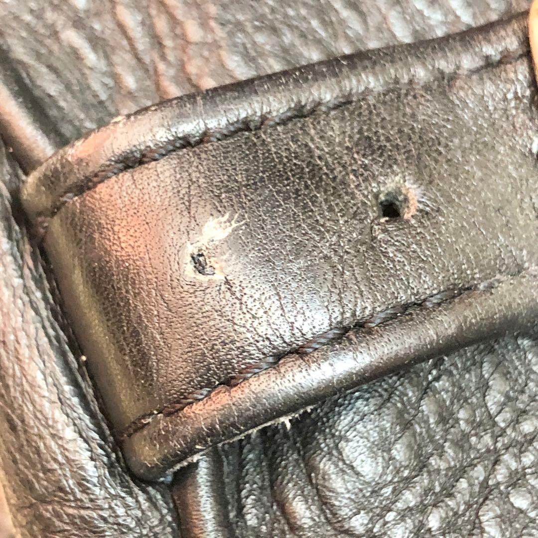 バンソン 90s レザー ジャケット ライダーズ ブラック 36 S3009