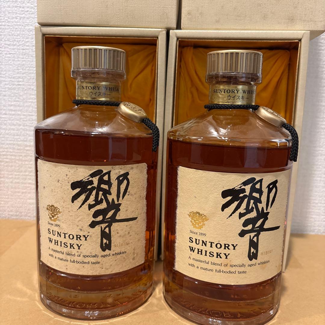 サントリーウイスキー響　裏ゴールドラベル　箱付き　2点セット　未開封（2）