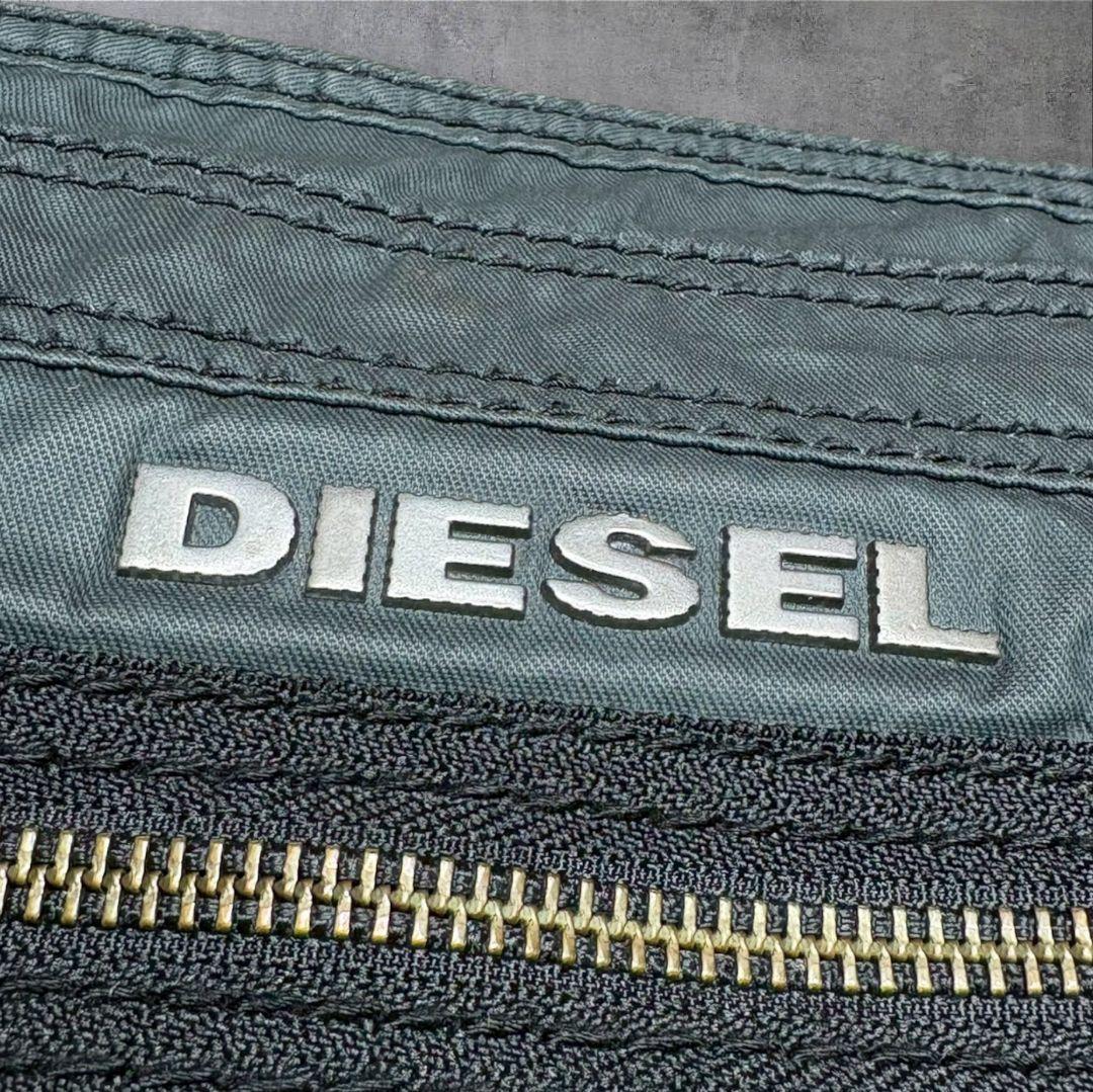 DIESEL ハンドバッグ archive メタルロゴ ブラック系