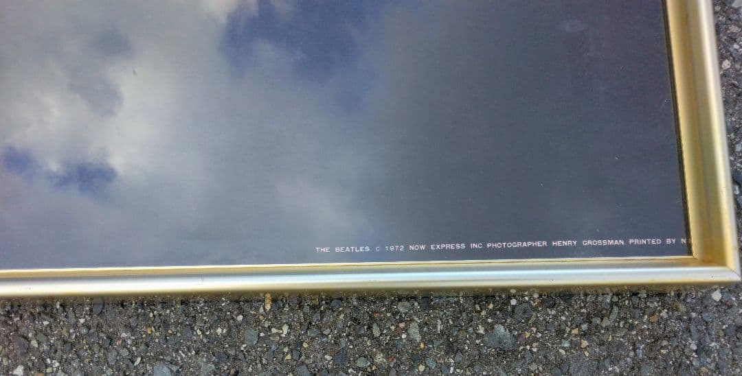1972 ビートルズ ポスター アルミフレーム 希少 VINTAGE