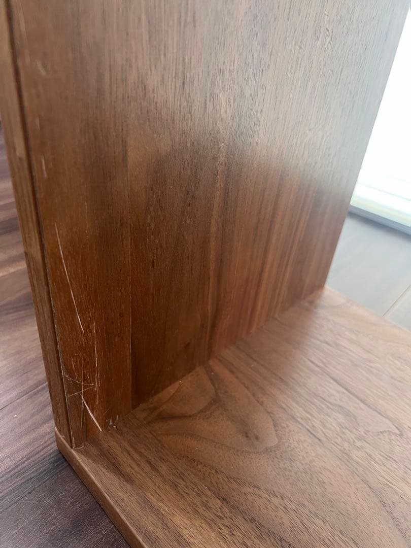 無印良品　スタッキングシェルフ　オーク材　ウォールナット