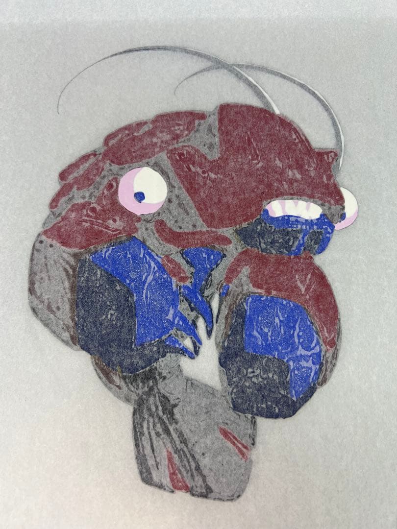 ドラゴンクエスト　モンスターズ　セル画　ダンジョンえび　ダンジョンエビ　ドラクエ