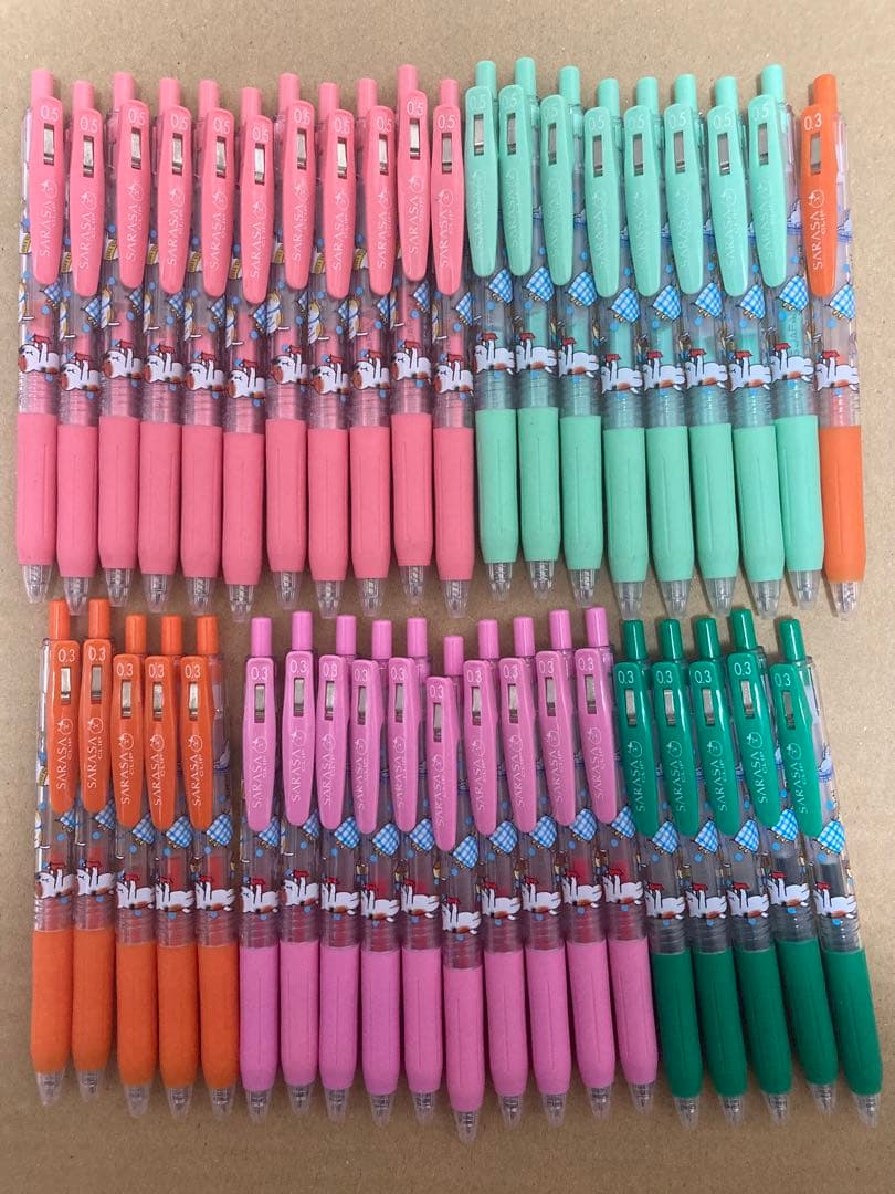 廃盤　サラサクリップ×ネコボールペン×40本セット