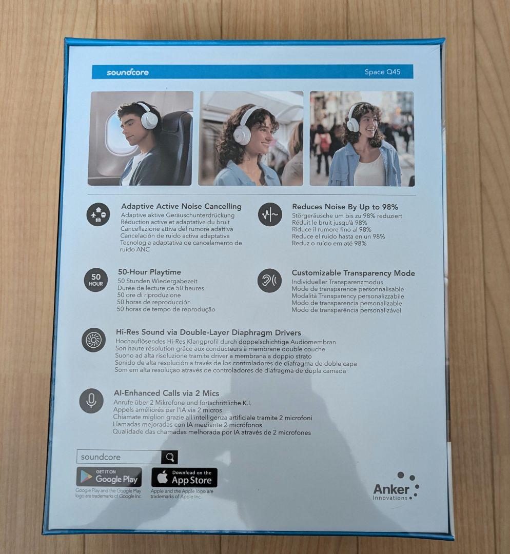 Anker Soundcore SPACE Q45 ワイヤレスヘッドホン　未開封