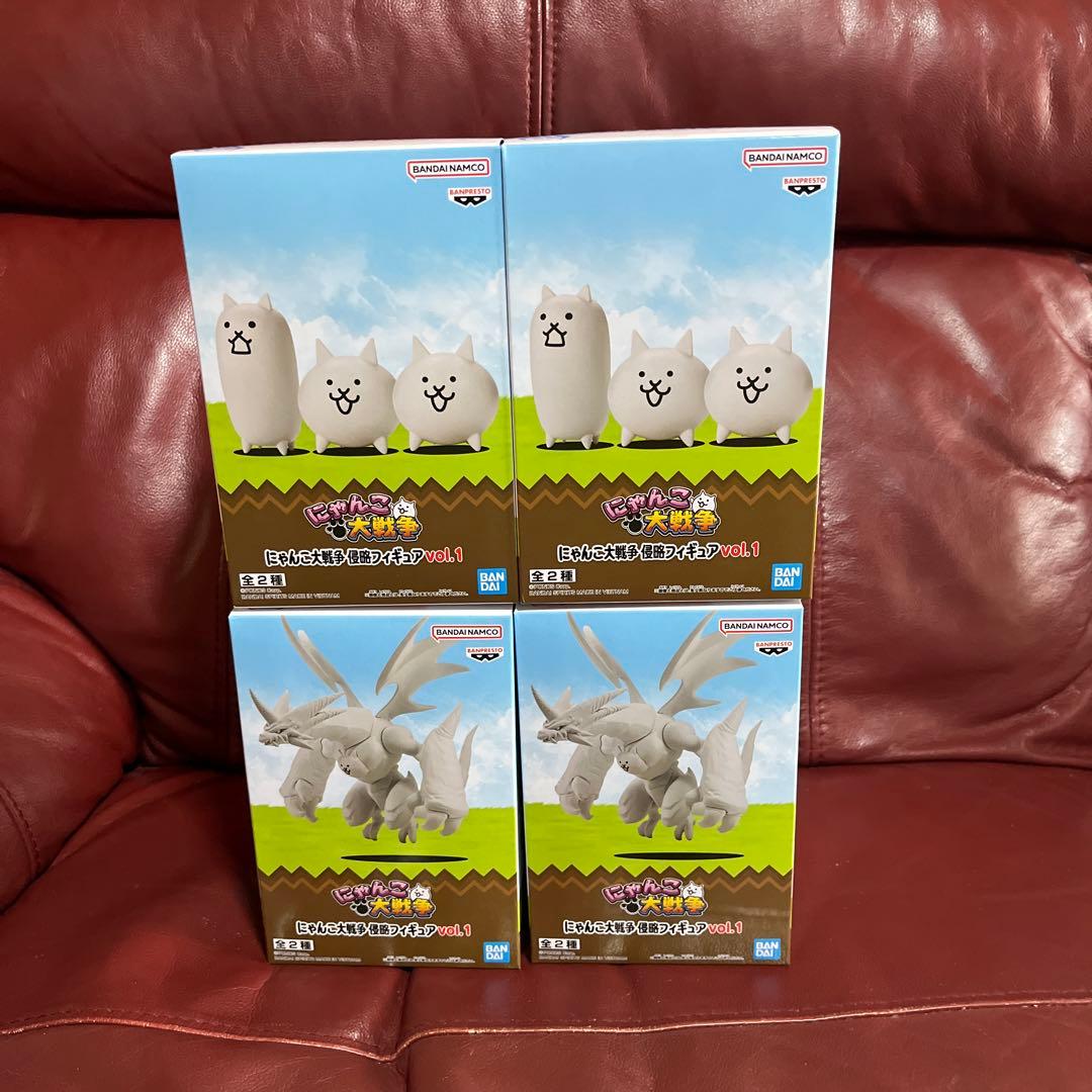 にゃんこ大戦争　侵略フィギュアvol.1 2種4体のセット売り