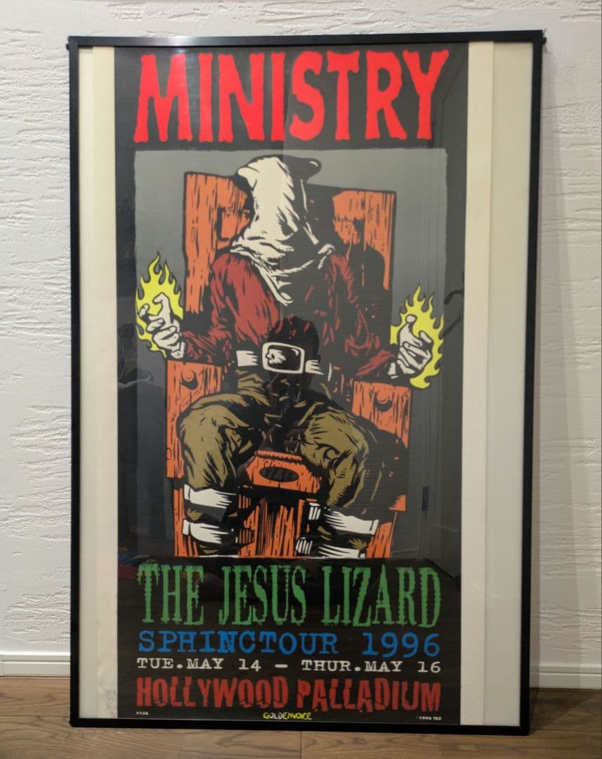 最終値下！TAZ/シルクスクリーンポスター/Ministry 状態考慮品