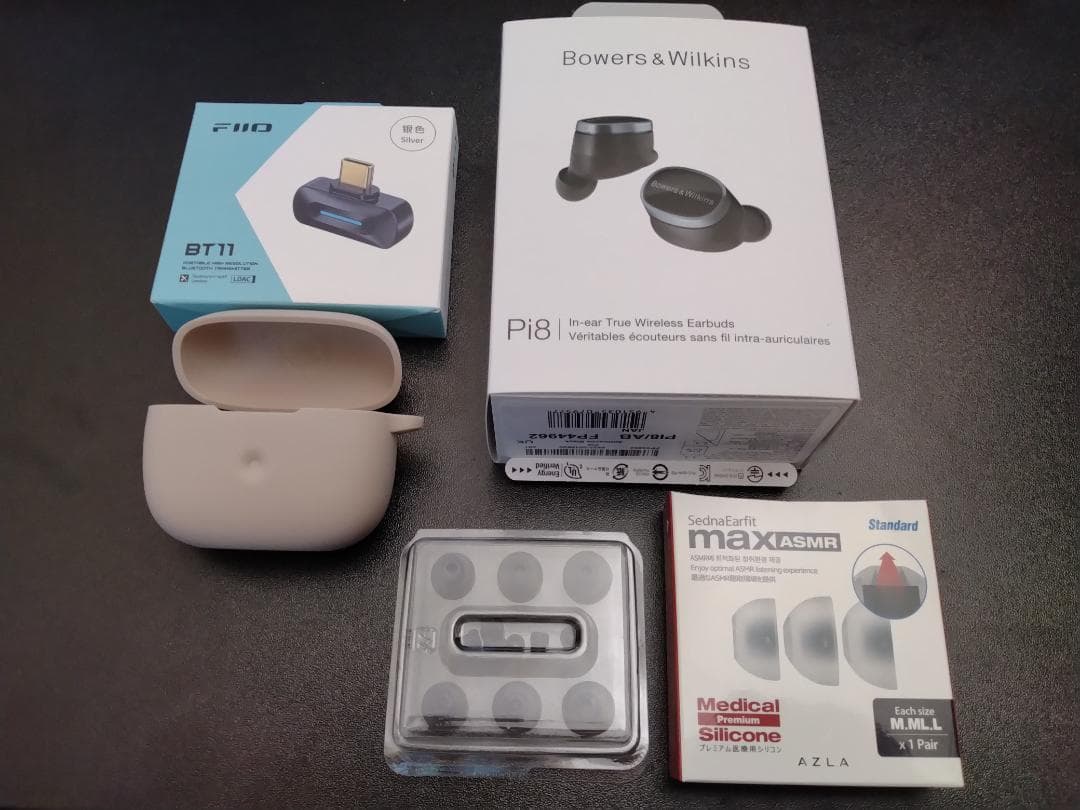 Fiio BT11とBowers & Wilkins b&w Pi8 ブラック