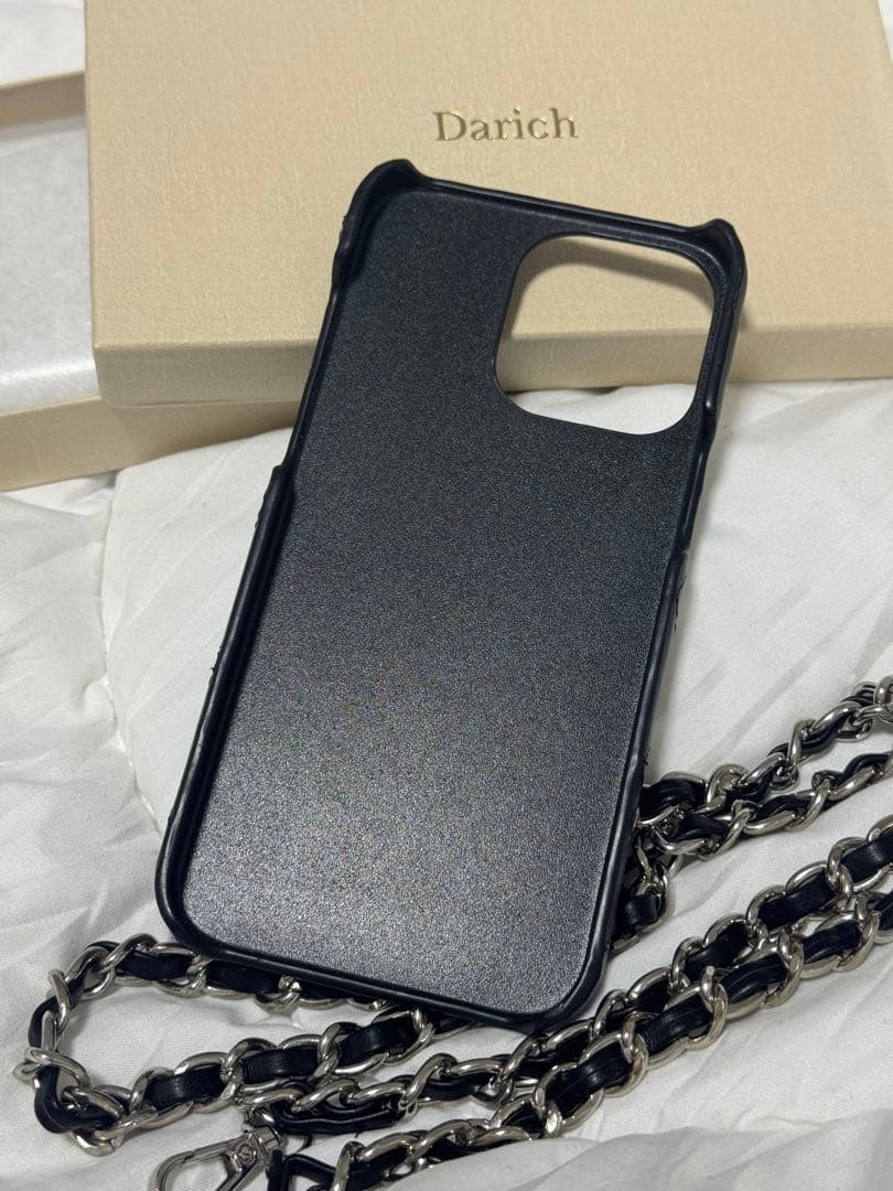 Darich ストーンロゴキルティングiPhone15ProMaxケース