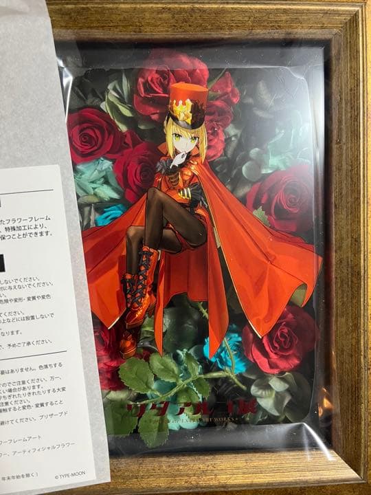 フラワーフレームアート＜ネロ・クラウディウス＞ / ワダアルコ展