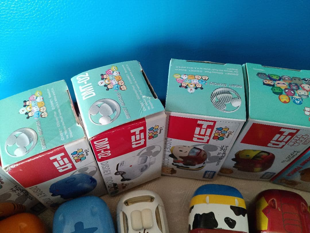 ディズニー ミニカーセット トミカ　まとめ売り　15台　中古　箱あり