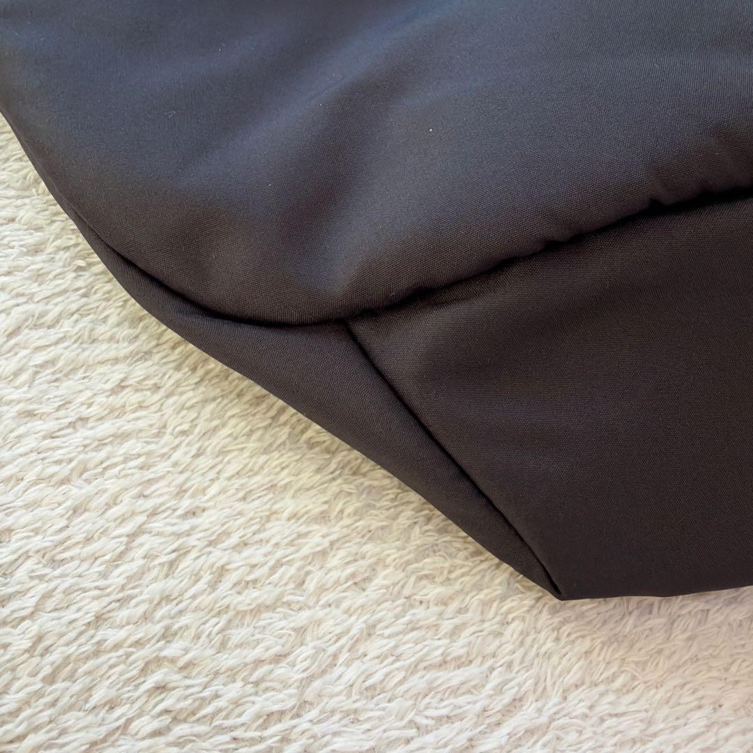 DANTON ダントン ポリエステルタフタ スリングバッグ ブラック