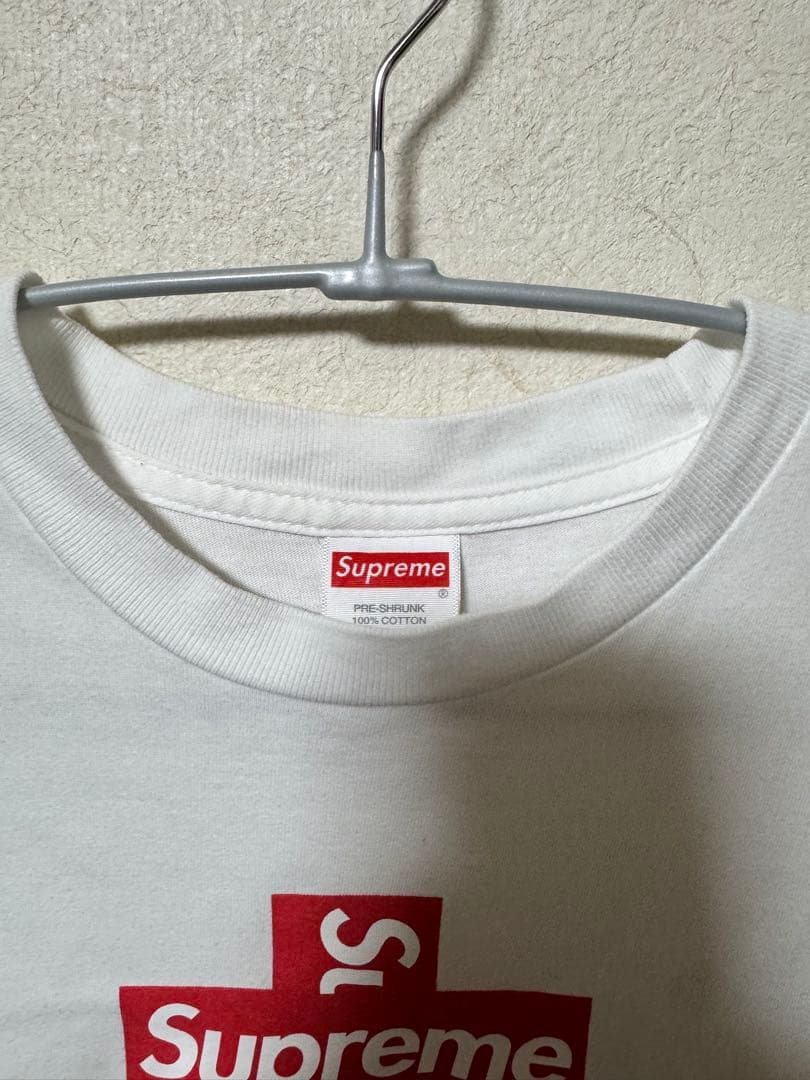 Supreme クロスロゴ Tシャツ ホワイト