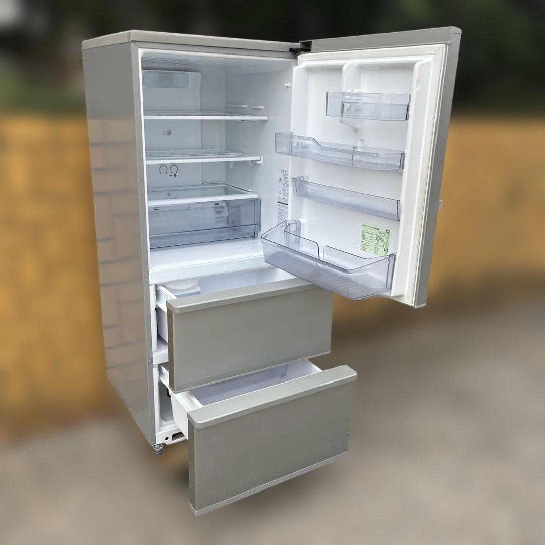 AQUA 冷蔵庫 AQR-27H(S) シルバー 3ドア冷蔵庫