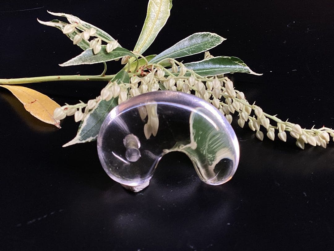 ✳黒平鉱山*茶水晶勾玉*スモーキークォーツ*煙水晶* 抜群の透明感　希少レア物‼️