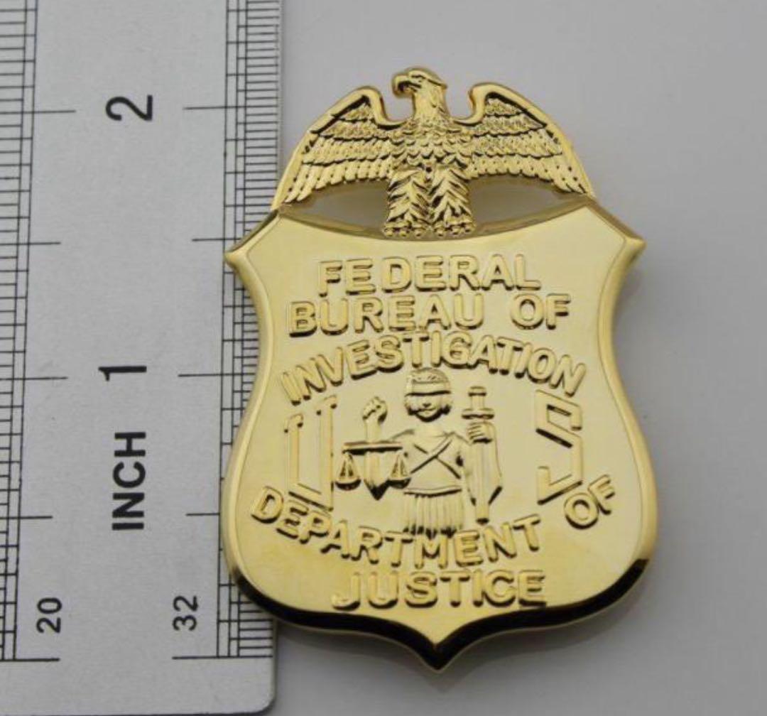 アメリカFBI 連邦捜査局 バッジ+ケース