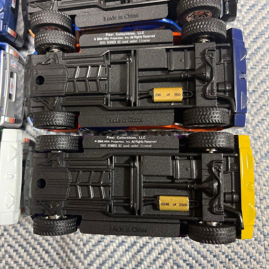 HIMMER H2 NBA コレクション 7台セット