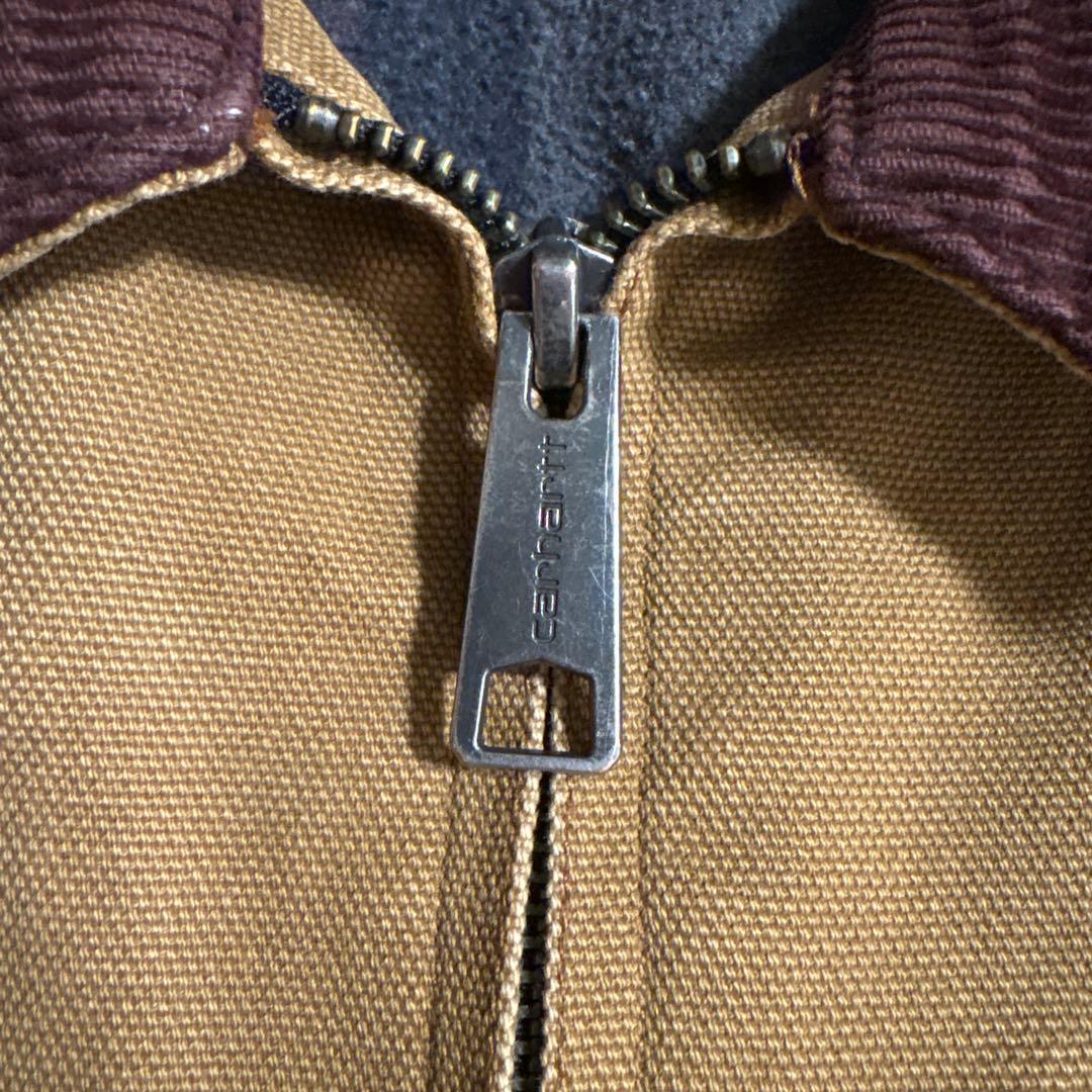 Carhartt ブラウン ジップアップジャケット Lサイズ