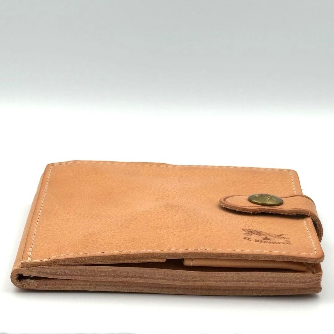 IL BISONTE イルビゾンテ 二つ折り財布　ヌメ　定番　ウォレット 美品