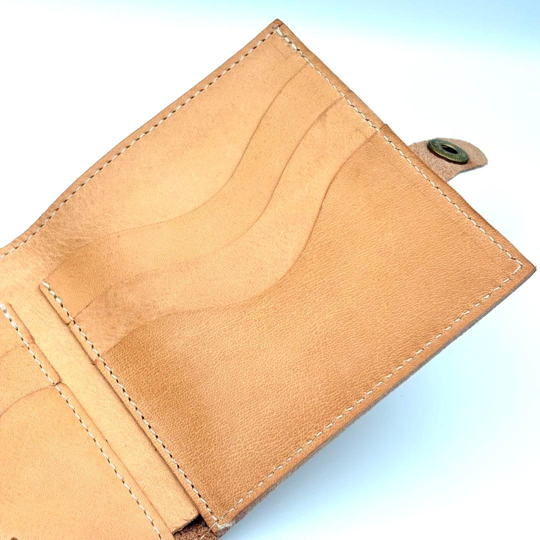 IL BISONTE イルビゾンテ 二つ折り財布　ヌメ　定番　ウォレット 美品