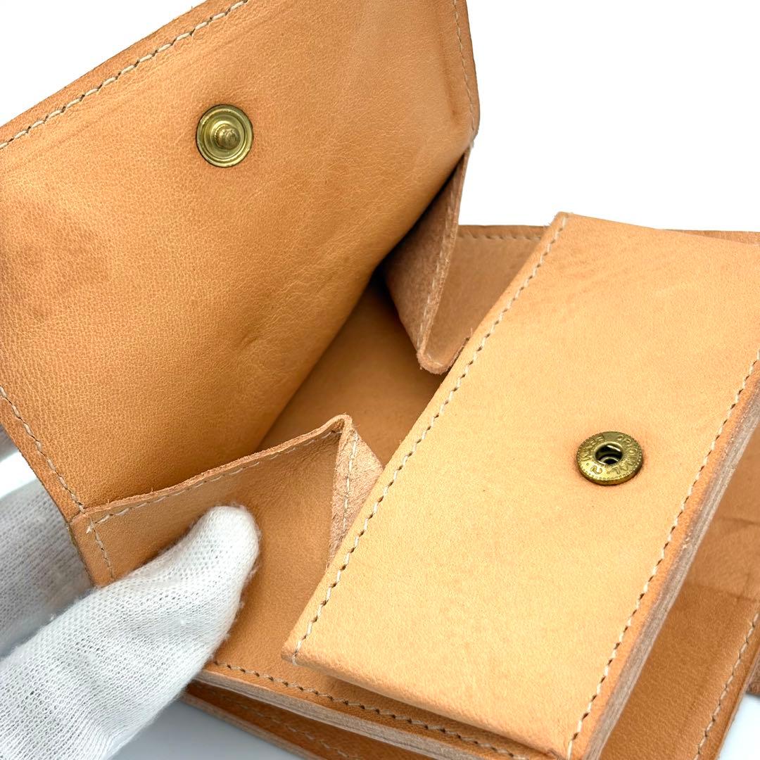 IL BISONTE イルビゾンテ 二つ折り財布　ヌメ　定番　ウォレット 美品