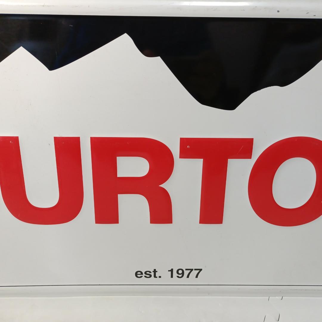 現状品 BURTON バートン 約91.5cm×45.5cm ブリキ 大型 看板