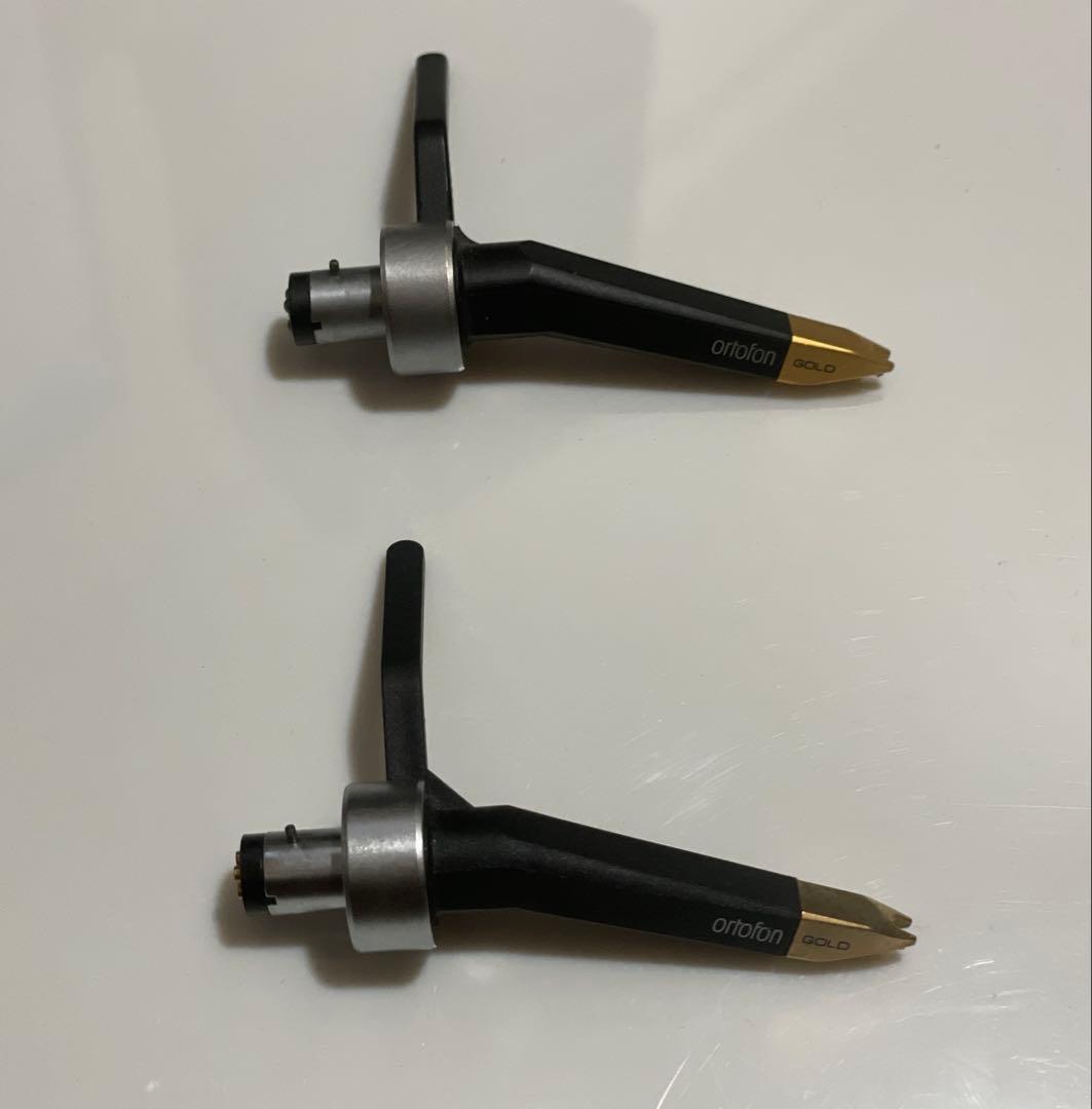 ortofon Pro レコードカートリッジ 2個セット　ブラック/ゴールド