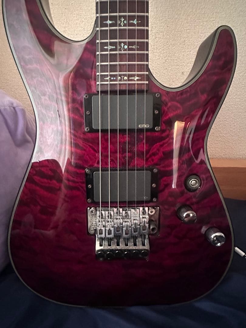 Schecter Diamond Series エレキギター パープル