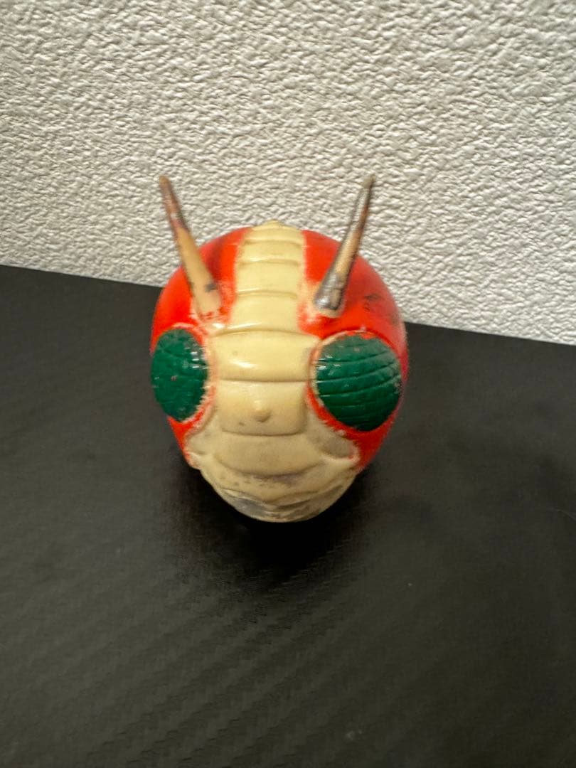 旧バンダイ　仮面ライダーV3 面取れ　ソフビ　当時物