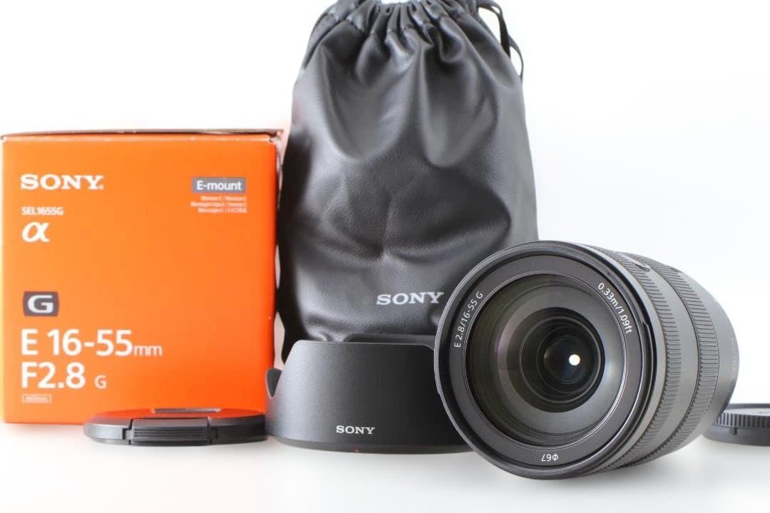 SONY E 16-55mm F2.8 G レンズ　新品同様付属品全て