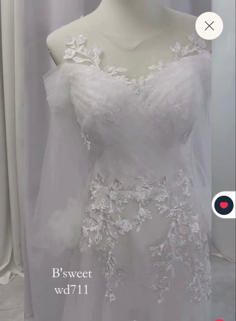 B'sweet wd711as ウェディングドレス