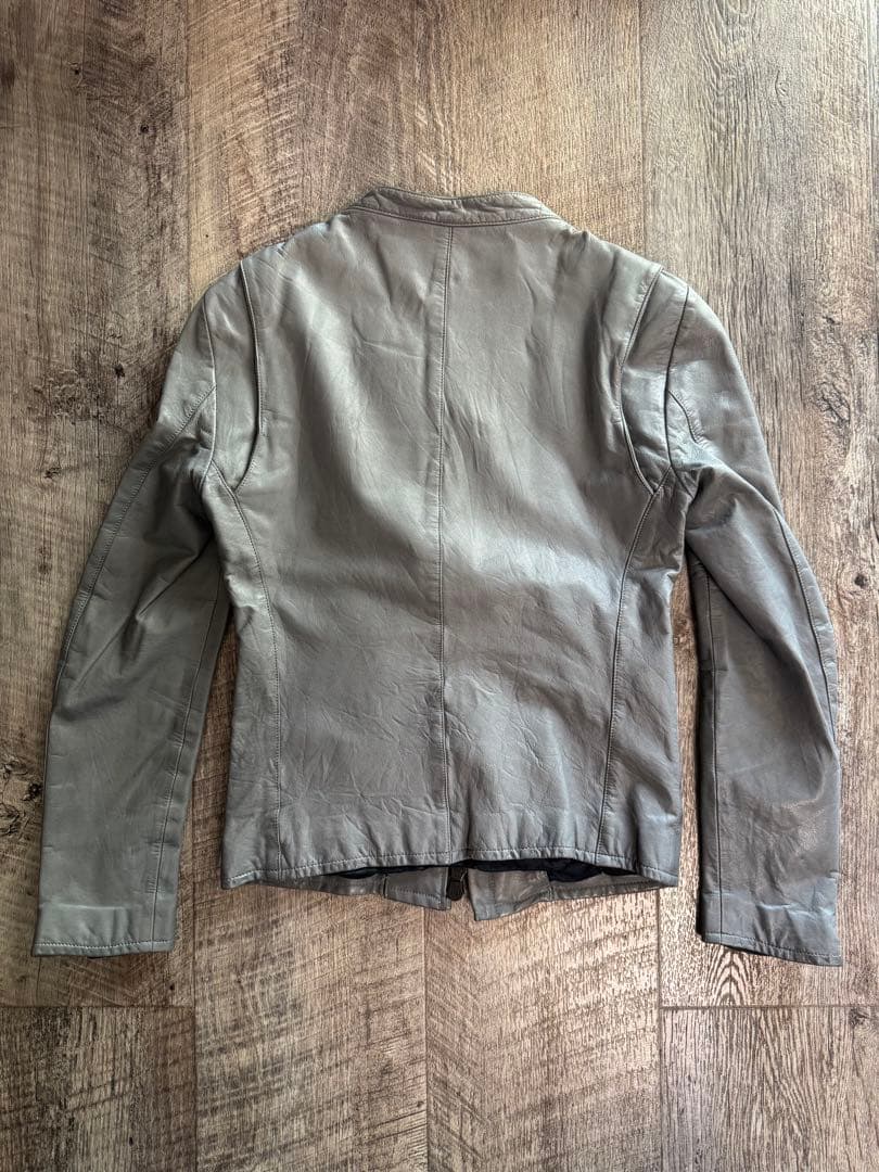 希少LITHIUM HOMME(リチウムオム)レザーライダースジャケット