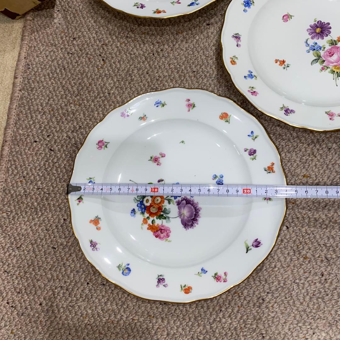 マイセン 大皿　24cm 5枚セット　スクラッチ無し