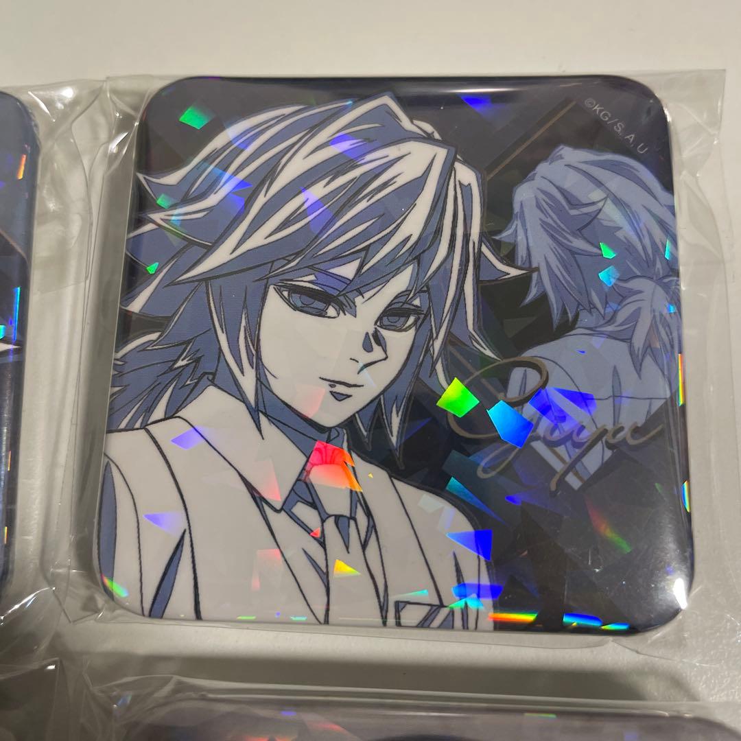 鬼滅の刃 モクテルバー 冨岡義勇 ロトくじ 缶バッチ　4個コンプリートセット