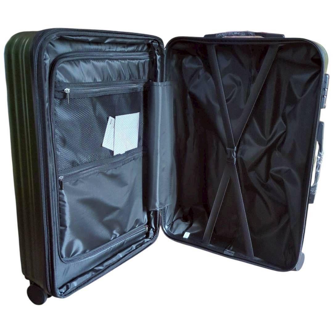 スーツケース 【Ｌ】 グリーン キャリー 拡張機能付 大容量 静音キャスター